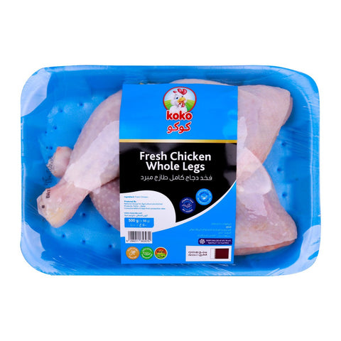 GETIT.QA- Qatar’s Best Online Shopping Website offers KOKO FRESH CHICKEN WHOLE LEGS 500G at the lowest price in Qatar. Free Shipping & COD Available!