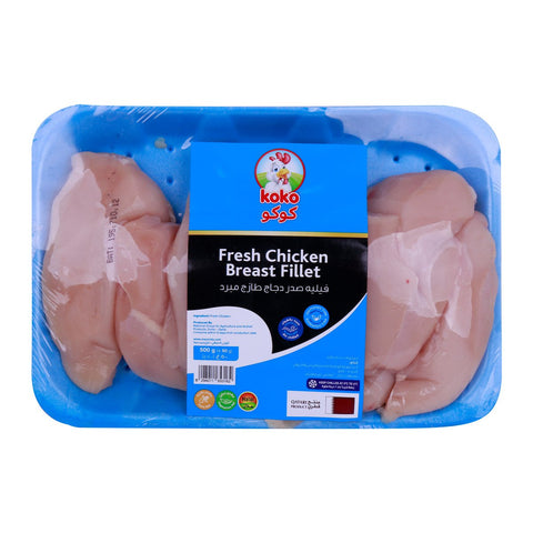 GETIT.QA- Qatar’s Best Online Shopping Website offers KOKO FRESH CHICKEN BREAST FILLET 500G at the lowest price in Qatar. Free Shipping & COD Available!