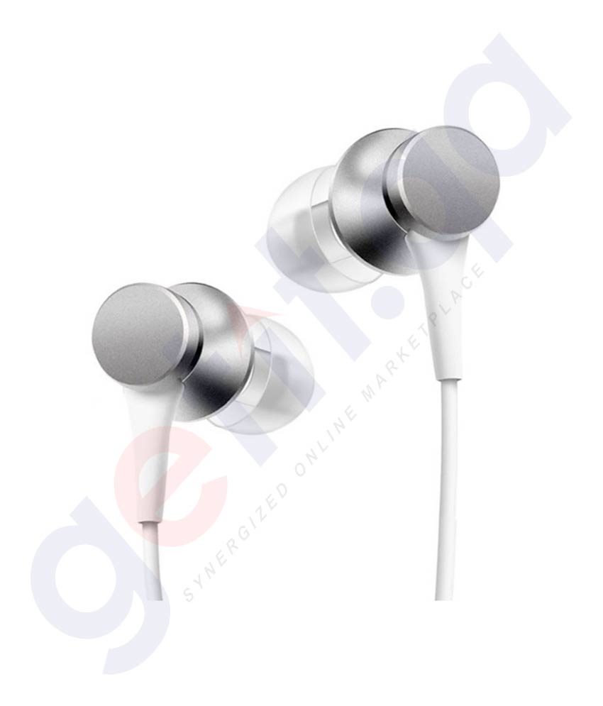 Buy Xiaomi In Ear Headphones Matte Silver Price Online in Doha Qatar