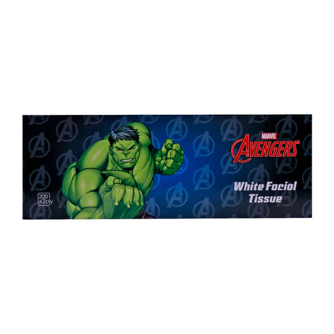 GETIT.QA- Qatar’s Best Online Shopping Website offers LULU MARVEL AVENGERS WHITE FACIAL TISSUE 2PLY 200 SHEETS at the lowest price in Qatar. Free Shipping & COD Available!
