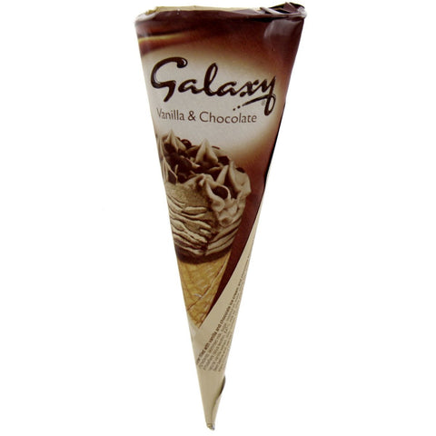 GETIT.QA- Qatar’s Best Online Shopping Website offers GALAXY VANILLA & CHOCOLATE ICE CREAM CONE 110 ML at the lowest price in Qatar. Free Shipping & COD Available!