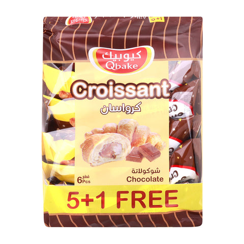 GETIT.QA- Qatar’s Best Online Shopping Website offers QBAKE CHOCOLATE CROISSANT 60G 5+1 at the lowest price in Qatar. Free Shipping & COD Available!