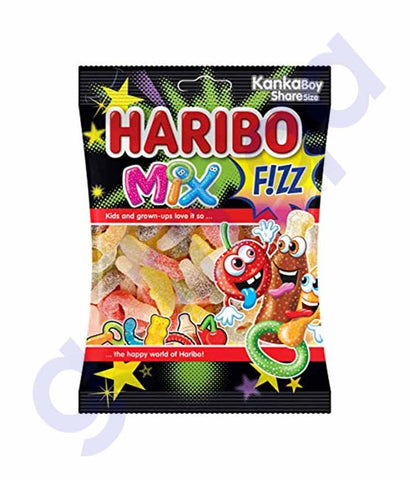 Buy Haribo Mix Fizz 70gm Price Online in Doha Qatar
