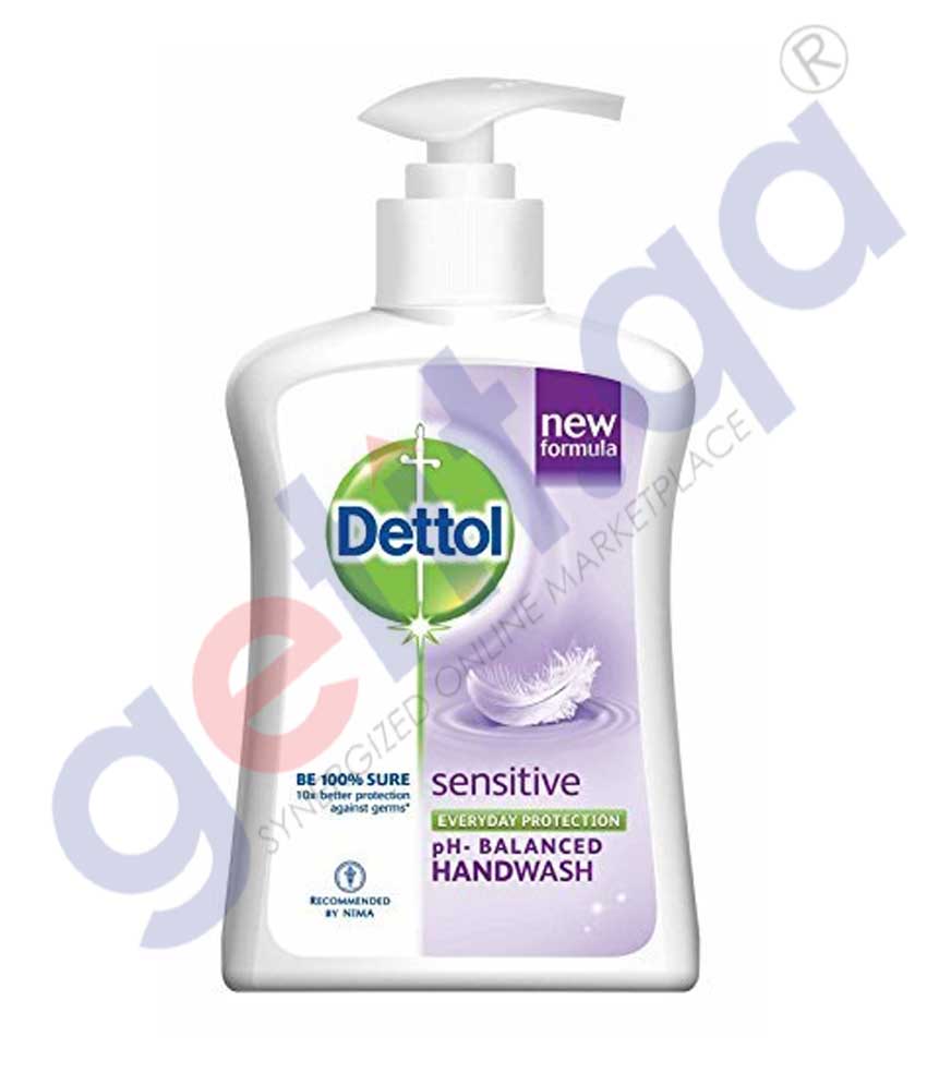 Buy Dettol Sensitive Handwash 200ml Online in Doha Qatar