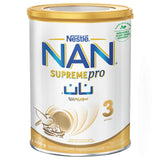 GETIT.QA- Qatar’s Best Online Shopping Website offers NESTLE NAN SUPREME PRO 3 GROWING UP FORMULA FROM 1-3 YEARS 400 G at the lowest price in Qatar. Free Shipping & COD Available!