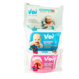 GETIT.QA- Qatar’s Best Online Shopping Website offers VOI TRAVEL PACK BABY WIPES 3 X 25PCS at the lowest price in Qatar. Free Shipping & COD Available!