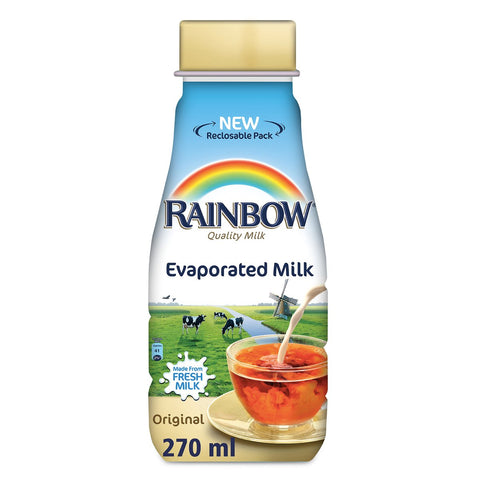 GETIT.QA- Qatar’s Best Online Shopping Website offers RAINBOW EVAPORATED MILK 270ML at the lowest price in Qatar. Free Shipping & COD Available!
