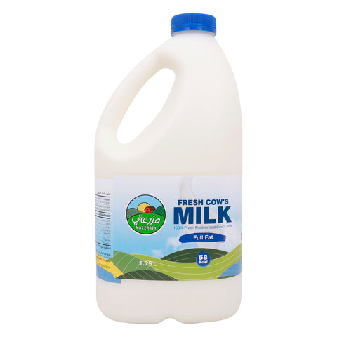 Mazzraty Full Fat Fresh Milk 1.75Litre