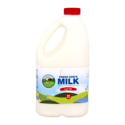 GETIT.QA- Qatar’s Best Online Shopping Website offers MAZZRATY FRESH MILK LOW FAT 1.75LITRE at the lowest price in Qatar. Free Shipping & COD Available!