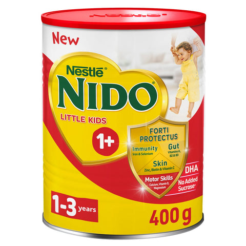 GETIT.QA- Qatar’s Best Online Shopping Website offers NESTLE NIDO LITTLE KIDS 1+ GROWING UP MILK FOR TODDLERS 1-3 YEARS 400 G at the lowest price in Qatar. Free Shipping & COD Available!