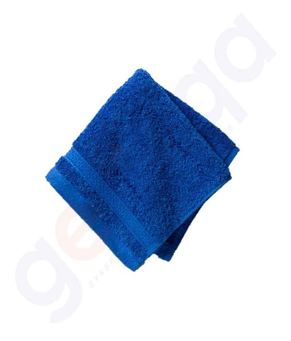 Buy Kingston Face Towel 33x33cm Micro Cotton Blue in Doha Qatar