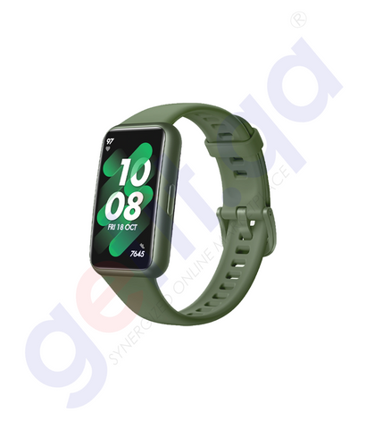 BUY HUAWEI BAND 7 WILDERNESS GREEN SILICONE STRAP IN QATAR | HOME DELIVERY WITH COD ON ALL ORDERS ALL OVER QATAR FROM GETIT.QA