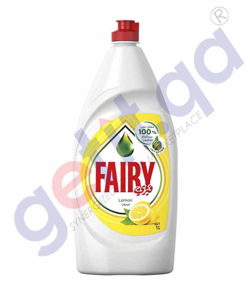 BUY FAIRY LEMON DISH WASHING LIQUID IN QATAR | HOME DELIVERY WITH COD ON ALL ORDERS ALL OVER QATAR FROM GETIT.QA