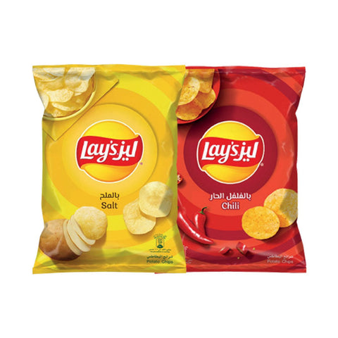 GETIT.QA- Qatar’s Best Online Shopping Website offers LAY'S CHIPS ASSORTED VALUE PACK 2 X 155 G at the lowest price in Qatar. Free Shipping & COD Available!