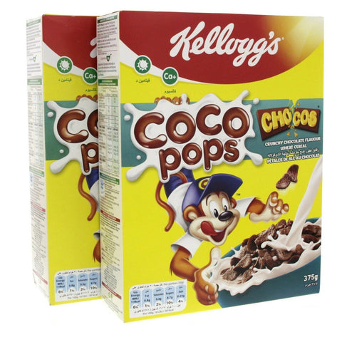 GETIT.QA- Qatar’s Best Online Shopping Website offers KELLOGG'S COCO POPS CHOCOS 2 X 375G at the lowest price in Qatar. Free Shipping & COD Available!