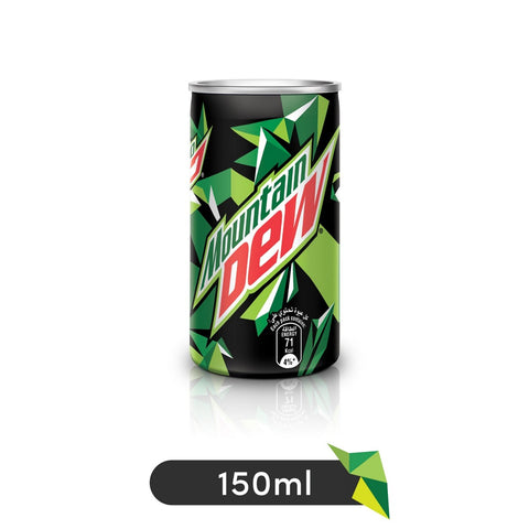 GETIT.QA- Qatar’s Best Online Shopping Website offers MOUNTAIN DEW CARBONATED SOFT DRINK MINI CANS 150 ML at the lowest price in Qatar. Free Shipping & COD Available!