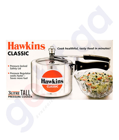 Buy Hawkins Classic 3Ltr Tall Pressure Cooker in Doha Qatar