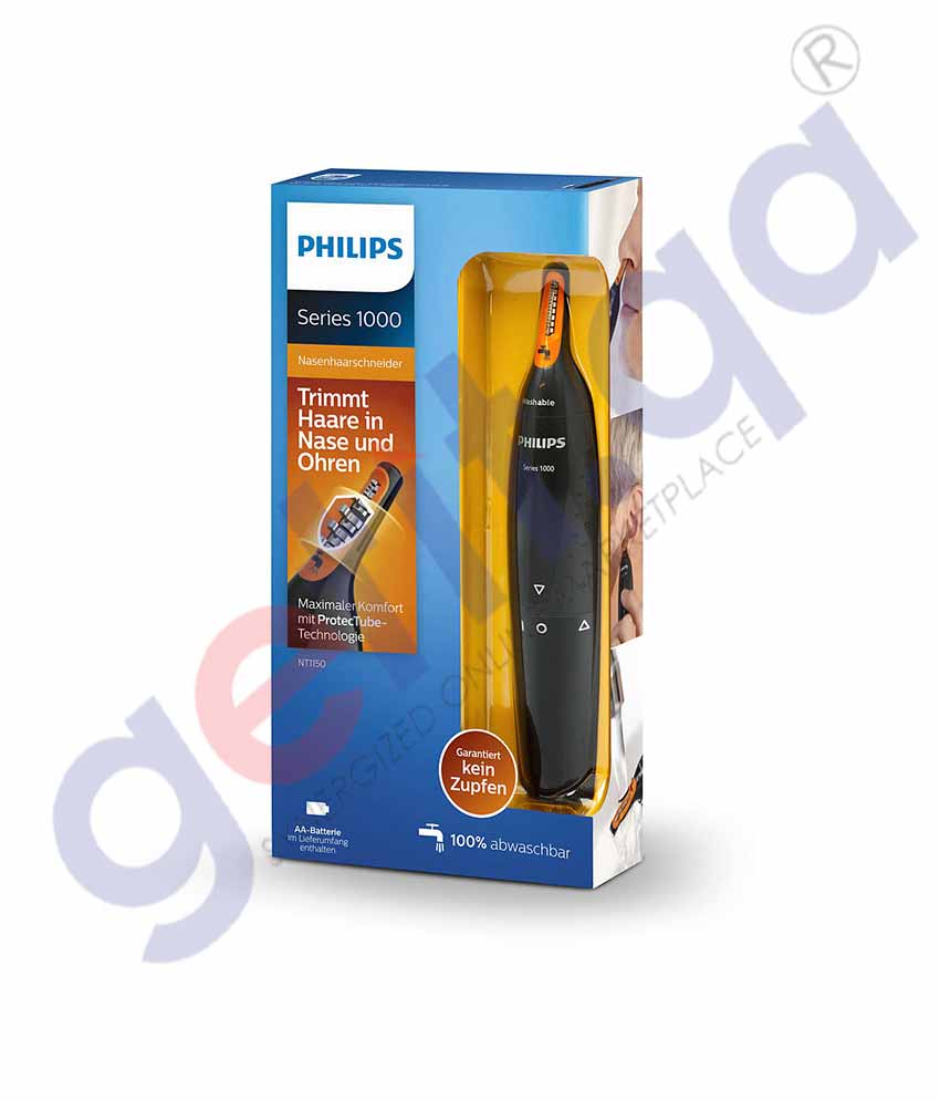 GETIT.QA | Buy Philips Nose Trimmer Blister NT1150/10 Price Doha Qatar