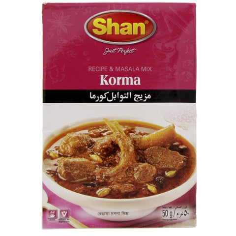 GETIT.QA- Qatar’s Best Online Shopping Website offers SHAN KORMA MASALA MIX 50G at the lowest price in Qatar. Free Shipping & COD Available!