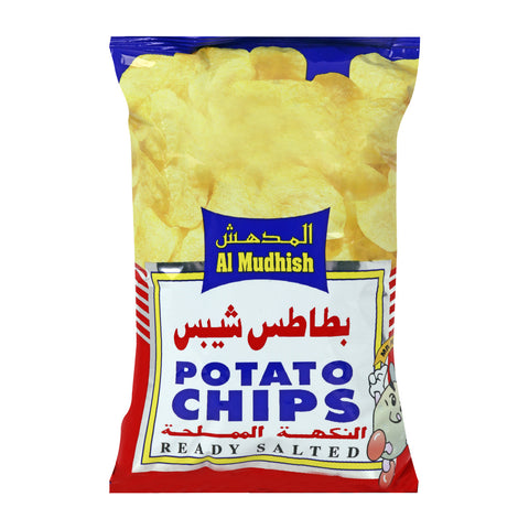GETIT.QA- Qatar’s Best Online Shopping Website offers AL MUDHISH POTATO CHIPS READY SALTED 75 G at the lowest price in Qatar. Free Shipping & COD Available!