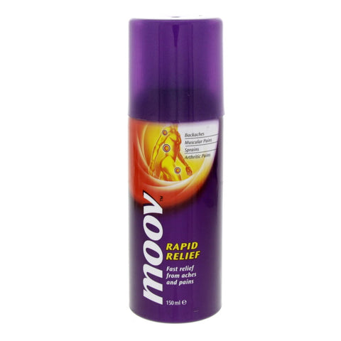 GETIT.QA- Qatar’s Best Online Shopping Website offers MOOV RAPID RELIEF SPRAY 150 ML at the lowest price in Qatar. Free Shipping & COD Available!