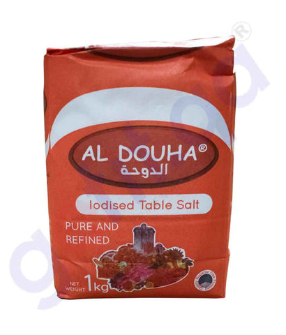 GETIT.QA | Buy Al Douha Iodised Table Salt 1kg Price Online Doha Qatar