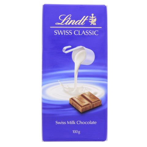 GETIT.QA- Qatar’s Best Online Shopping Website offers LINDT SWISS CLASSIC MILK CHOCOLATE 100 G at the lowest price in Qatar. Free Shipping & COD Available!