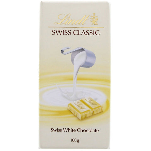 GETIT.QA- Qatar’s Best Online Shopping Website offers LINDT SWISS CLASSIC WHITE CHOCOLATE 100 G at the lowest price in Qatar. Free Shipping & COD Available!