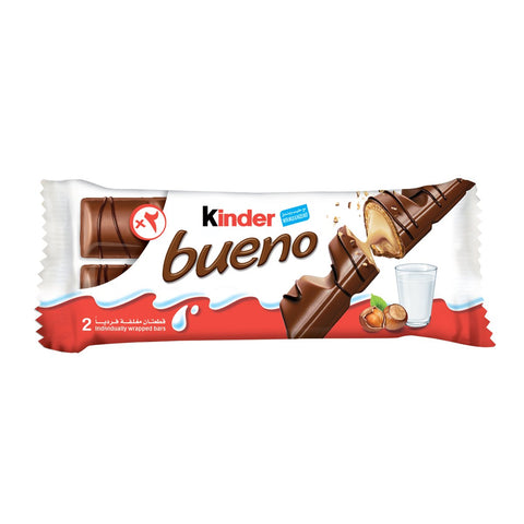 GETIT.QA- Qatar’s Best Online Shopping Website offers Ferrero Kinder Bueno 2 Bars at lowest price in Qatar. Free Shipping & COD Available!
