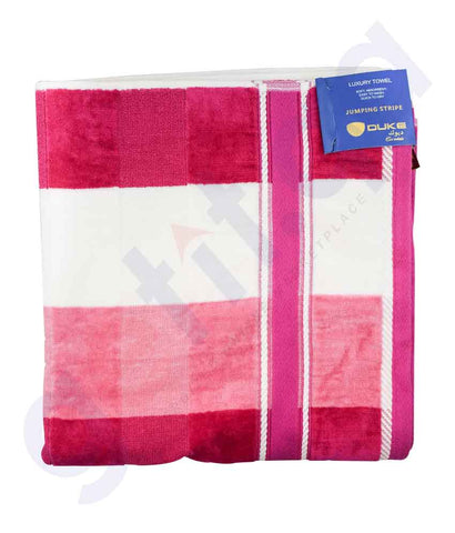 Buy Duke Jumping Stripe Towel Assorted Online in Doha Qatar