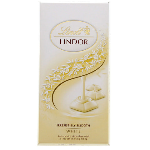 GETIT.QA- Qatar’s Best Online Shopping Website offers LINDT LINDOR WHITE CHOCOLATE 100 G at the lowest price in Qatar. Free Shipping & COD Available!
