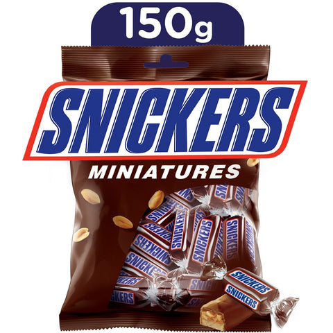 GETIT.QA- Qatar’s Best Online Shopping Website offers SNICKERS MINIATURES CHOCOLATE MINI BARS 150G at the lowest price in Qatar. Free Shipping & COD Available!