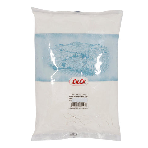 GETIT.QA- Qatar’s Best Online Shopping Website offers LULU RICE POWDER NICE 2KG at the lowest price in Qatar. Free Shipping & COD Available!