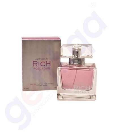 BUY JOHAN B RICH ROSE AGAIN 85ML EDP FOR WOMEN IN QATAR | HOME DELIVERY WITH COD ON ALL ORDERS ALL OVER QATAR FROM GETIT.QA