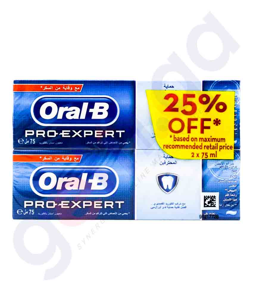 Buy Oral B Expert Toothpaste 75ml Online in Doha Qatar