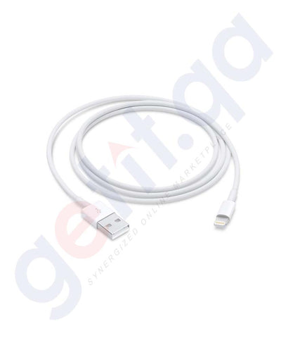 Buy Apple Lightning USB Cable-MQUE2 Price Online Doha Qatar