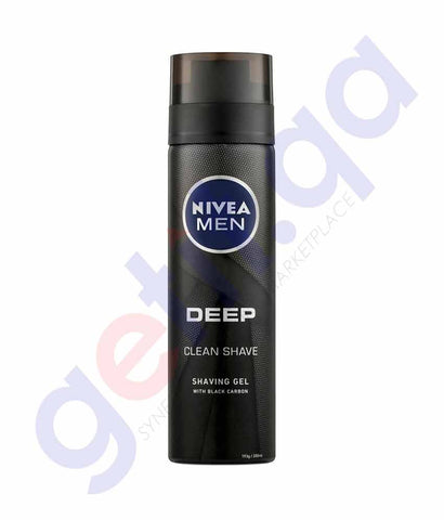 Buy Nivea Men Deep Clean Shaving Gel 200ml Online Doha Qatar