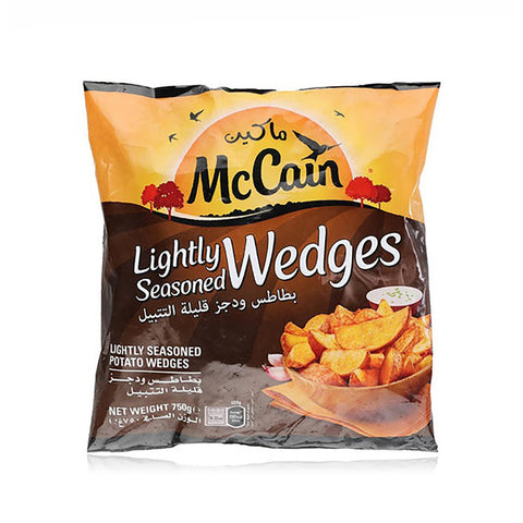 GETIT.QA- Qatar’s Best Online Shopping Website offers MCCAIN LIGHTLY SEASONED POTATO WEDGES 750 G at the lowest price in Qatar. Free Shipping & COD Available!