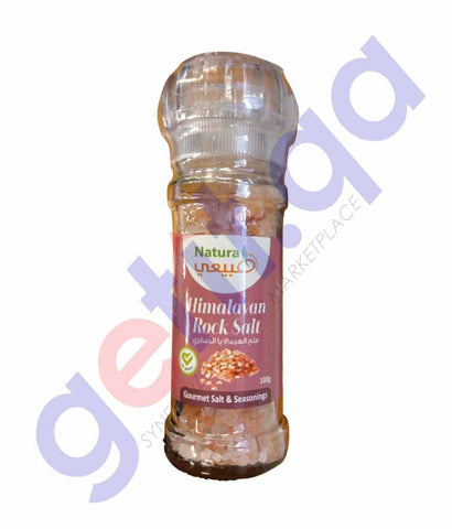 GETIT.QA | BUY NATURAL HIMALAYAN PINK SALT GRINDER 100GM ONLINE IN DOHA QATAR