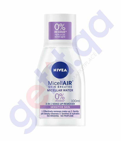 Buy Nivea Micellar Water 3 in 1 Make up Remover Doha Qatar