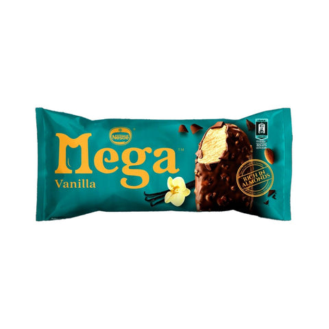 GETIT.QA- Qatar’s Best Online Shopping Website offers NESTLE MEGA VANILLA ALMOND ICE CREAM STICK 95ML at the lowest price in Qatar. Free Shipping & COD Available!