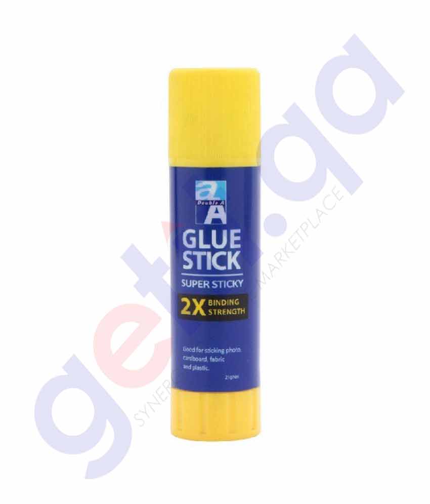 DOUBLE A SUPER STICKY GLUE STICK - PACK OF 12'S- 21GM CGS2361-EN AT GETIT.QA
