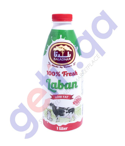 Buy Baladna Fresh Laban Low Fat 1L Online in Doha Qatar