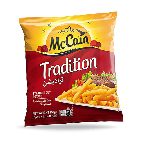 GETIT.QA- Qatar’s Best Online Shopping Website offers MCCAIN TRADITION STRAIGHT CUT POTATO 750 G at the lowest price in Qatar. Free Shipping & COD Available!