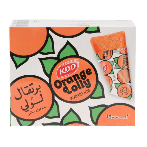 GETIT.QA- Qatar’s Best Online Shopping Website offers KDD ORANGE LOLLY WATER ICE 62ML X 12PCS at the lowest price in Qatar. Free Shipping & COD Available!