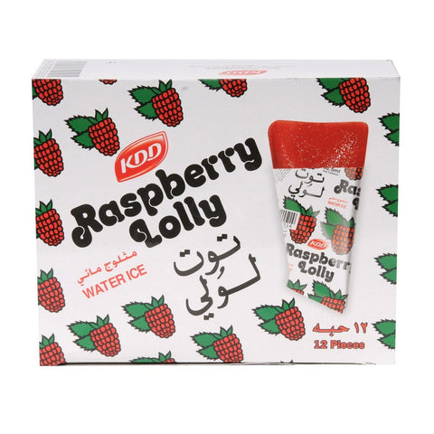 GETIT.QA- Qatar’s Best Online Shopping Website offers KDD RASPBERRY LOLLY WATER ICE 62ML X 12PCS at the lowest price in Qatar. Free Shipping & COD Available!