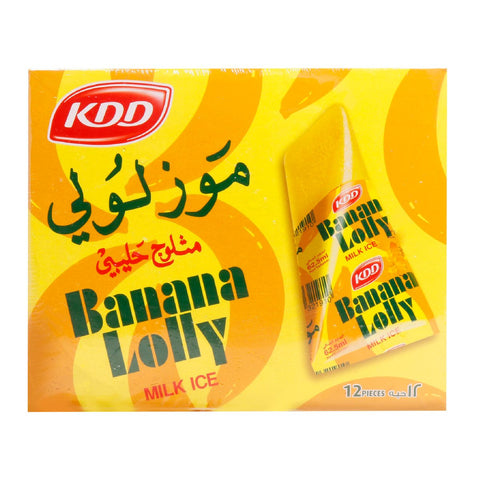 GETIT.QA- Qatar’s Best Online Shopping Website offers WATER ICE LOLLIES BANANA 12 X 62ML at the lowest price in Qatar. Free Shipping & COD Available!