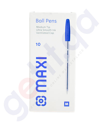 Buy Maxi Ball Pen 10 Pcs Price Online in Doha Qatar