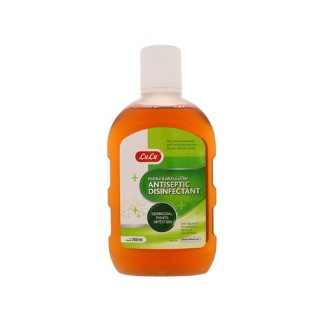 GETIT.QA- Qatar’s Best Online Shopping Website offers LULU ANTISEPTIC DISINFECTANT 250ML at the lowest price in Qatar. Free Shipping & COD Available!