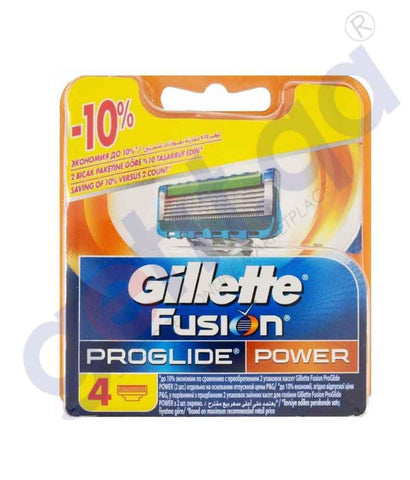 GETIT.QA | Buy Gillette Fusion Proglide Power CRT 4 GG097-0 Doha Qatar